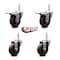 Service Caster 35 Inch High Temp Glass Filled Nylon 58 Inch Stem Caster Set 2 Total Lock Brakes SCC-TSTTL20S3514-GFNSHT-58212-2-S-2 - alternate 5